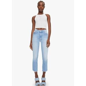 MOTHER Women's The Insider Crop Step Fray jeans size 24 “Limited Edition” wash